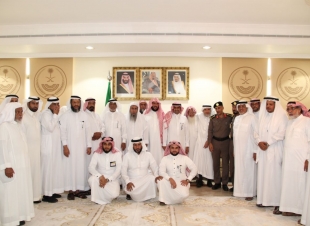 “المورقي “يودع أهالي محافظة بدر  بعد تعينه محافظا للعلا.