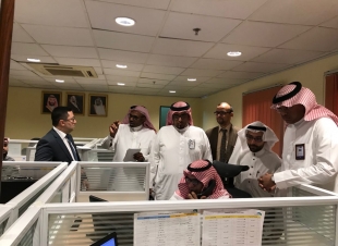 خدمة العملاء بأمانة مكة تستقبل وفد امانة جدة 