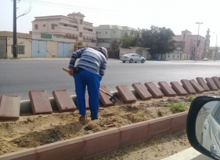 بلدية محافظة الطوال تبدأ بمشروع تحسين وتجميل مداخل ومخارج المحافظة