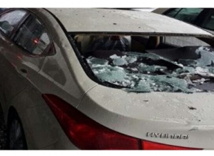 الأمطار  تتلف السيارات في المدينه المنورة 