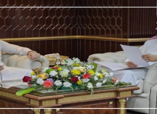 مدير عام فرع وزارة الشؤون الإسلامية والدعوة والأرشاد بمنطقة تبوك يستقبل رئيس مجلس إدارة الجمعية الخيرية لتحفيظ القرآن الكريم