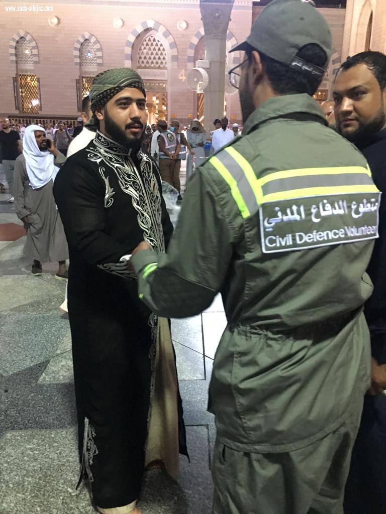 بالصور ..مشاركة المتطوعين في دعم وحدة التدخل في حالات الطوارئ بالمسجد النبوي الشريف