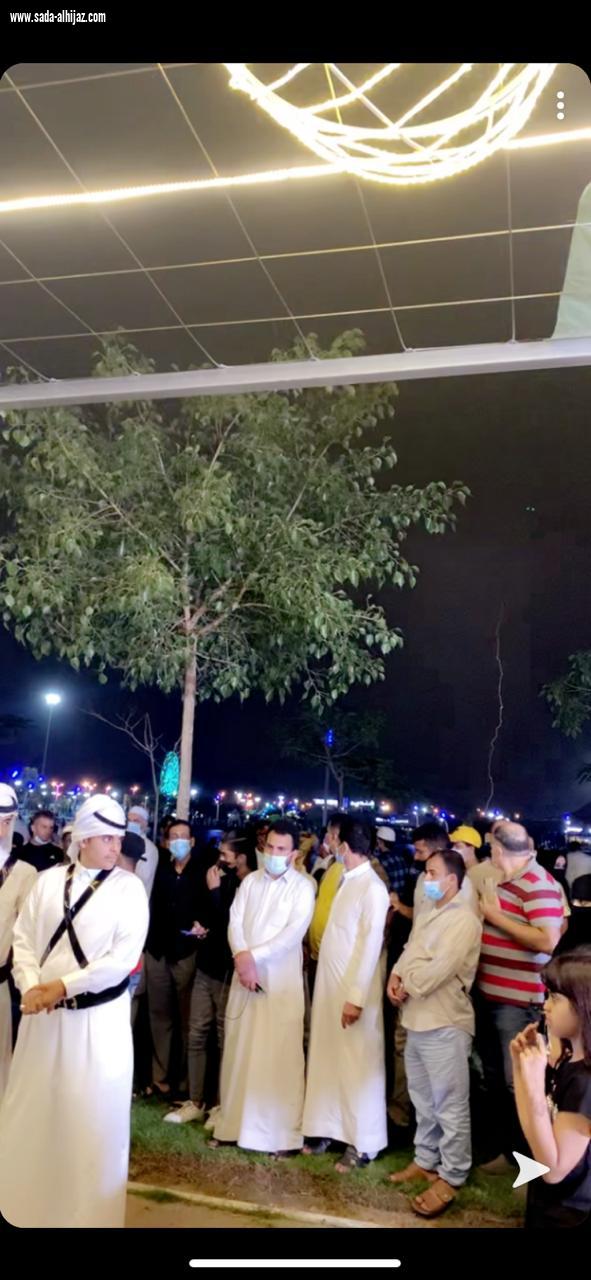 تحت زخات المطر أولى فعاليات عيد الأضحى المبارك بمنتزه الردف بالطائف