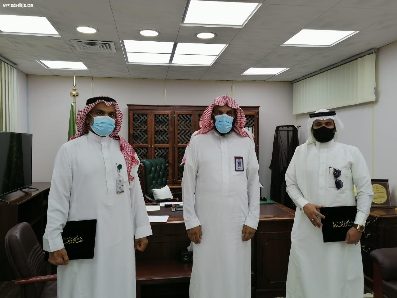 *مدير عام فرع وزارة الشؤون الإسلامية والدعوة والإرشاد بمنطقة المدينة المنورة يكرم فريق فرسان الصُفّة التطوعي*