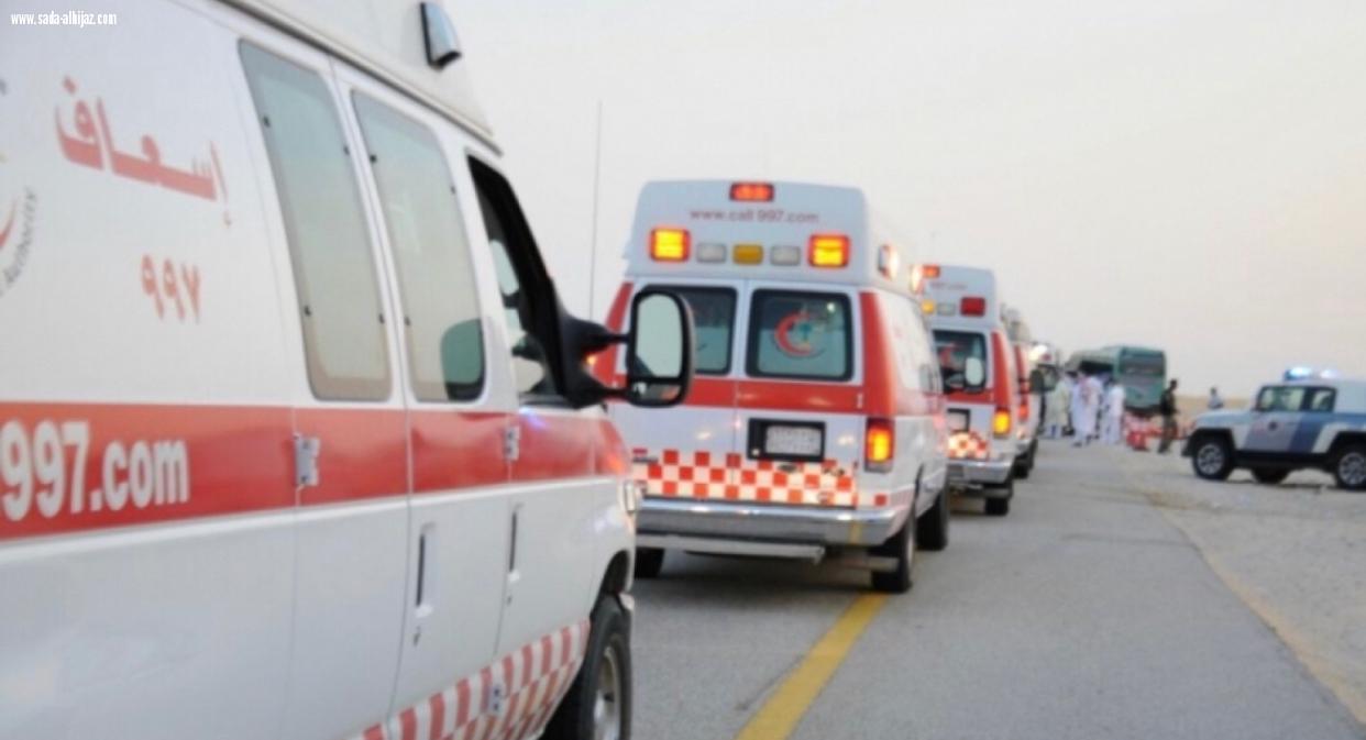 السرعةالزائدة تسبب وفاة و5 إصابات في حادث تصادم 