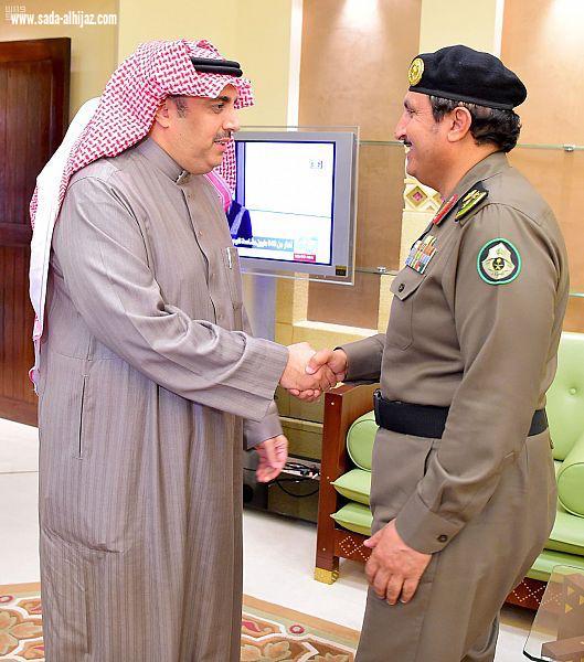 وكيل إمارة منطقة الرياض يستقبل مدير الإدارة العامة للمرور ومدير مرور منطقة الرياض