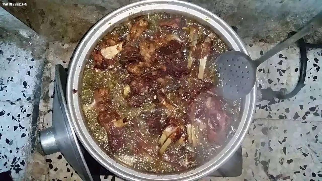 مع عيد الأضحى أهالي  جازان وأكلة المحشوش  المحببة