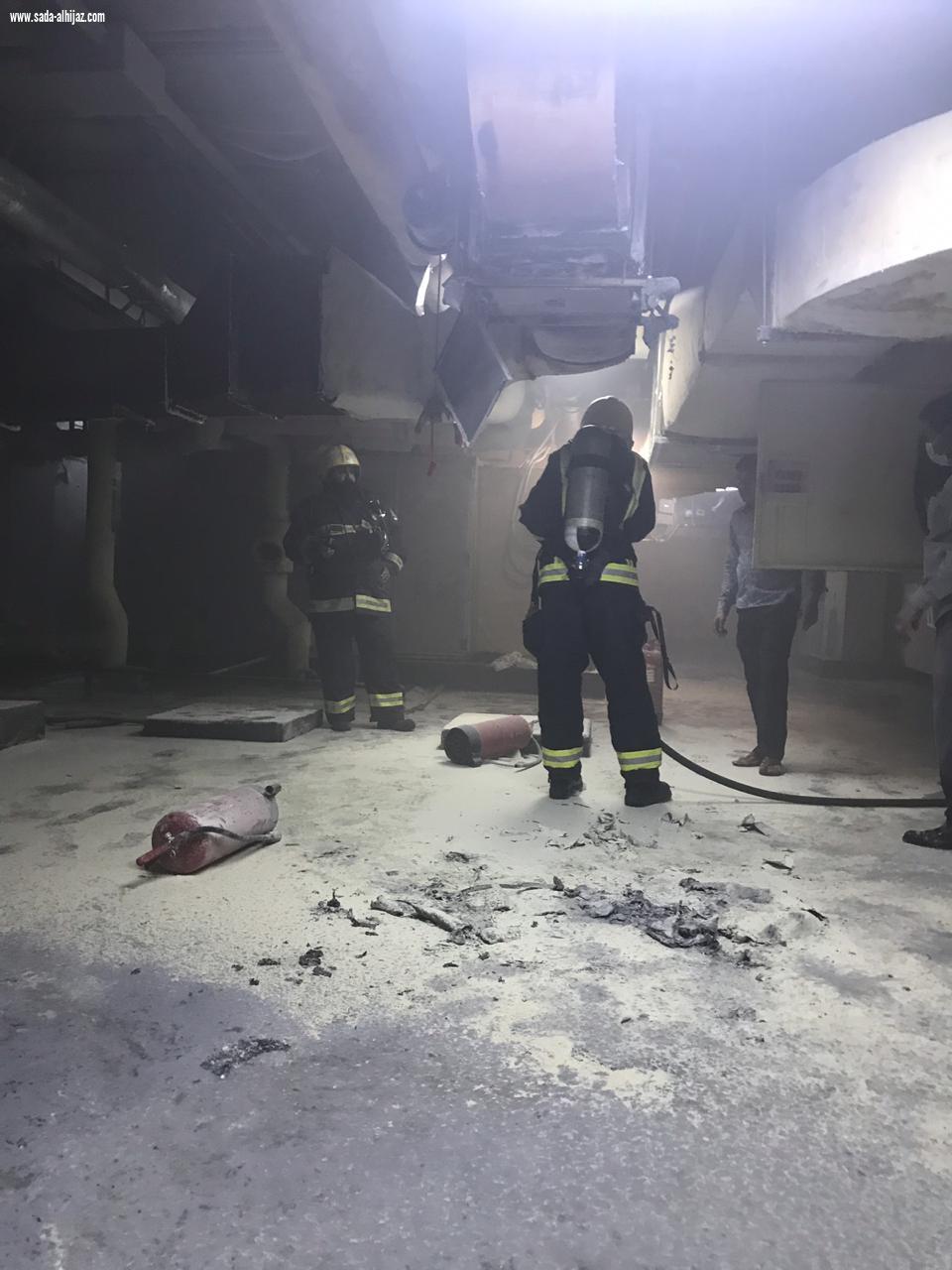 مدني المدينة :إخلاء ٣٥ نزيل احترازياً إثر حادث حريق  بفندق بالمنطقة المركزية
