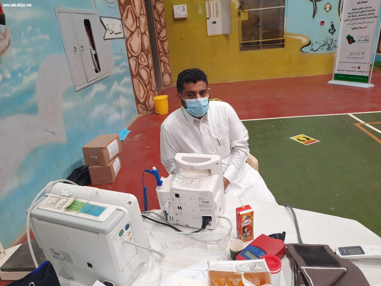 تحت شعار “دمي فداء وطني”…. مكتب تعليم صامطة ينظم مبادرة للتبرع بالدم