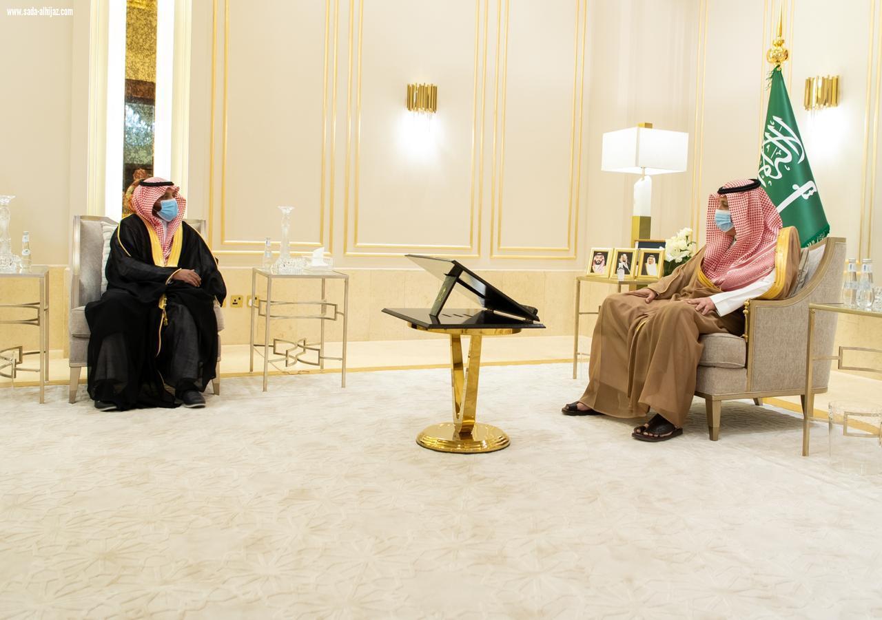 سمو امير الباحة يستقبل رئيس وادارة نادي الحجاز الرياضي