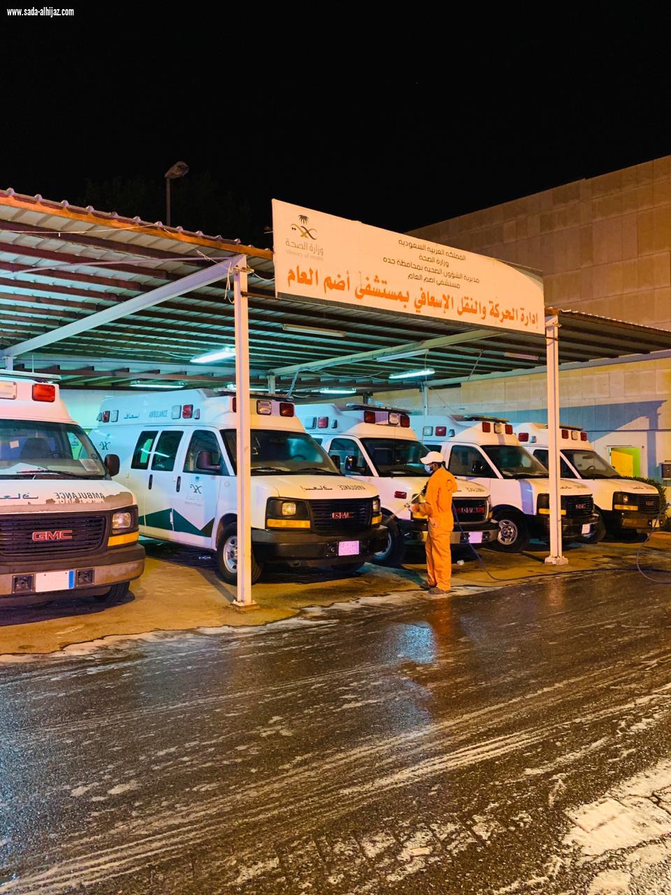 بلدية محافظة أضم تجند  42 موظف و130 عامل تساندهم 40 آلية لتنفيذ خطة بلدية محافظة أضم لمكافحة فيروس كورونا
