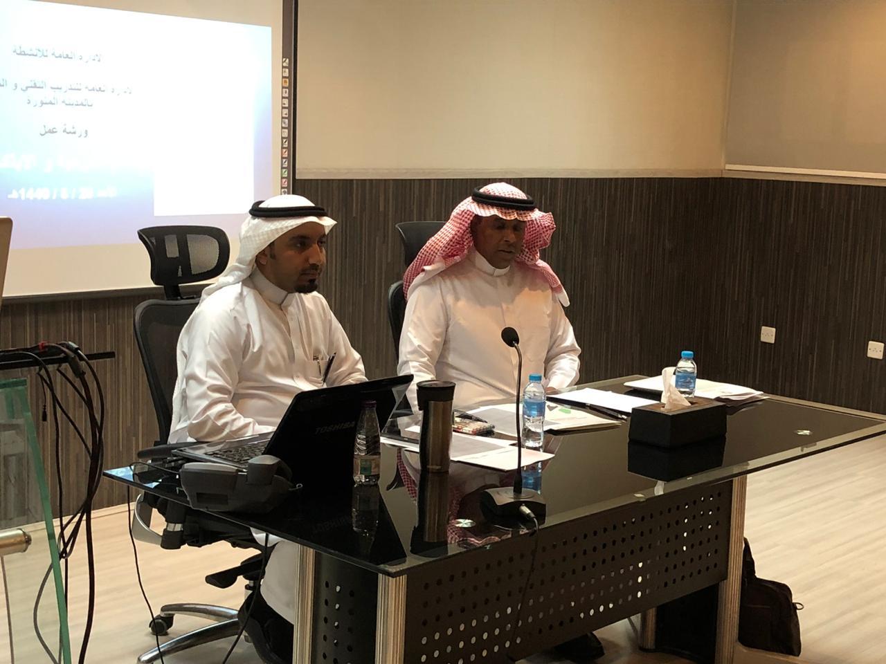 إفتتاح ورشة عمل لدعم الموهبة والإبتكار بأستضافة إدارة التدريب التقني والمهني