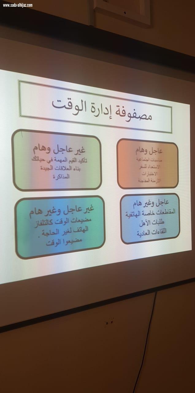 اللقاء التقني للمستجدات بتقنية البنات بالمدينة