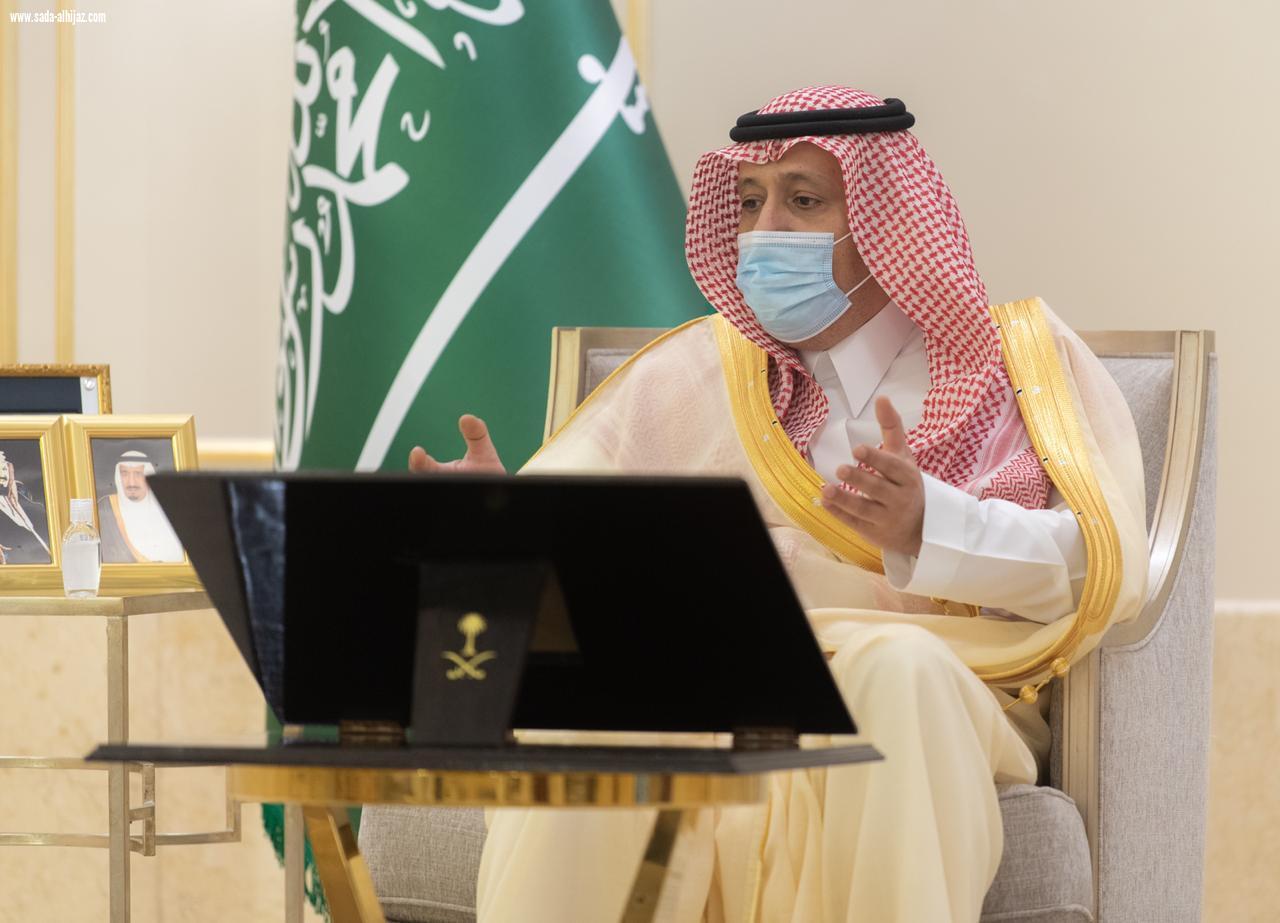 سمو امير الباحة يستقبل رئيس وادارة نادي الحجاز الرياضي