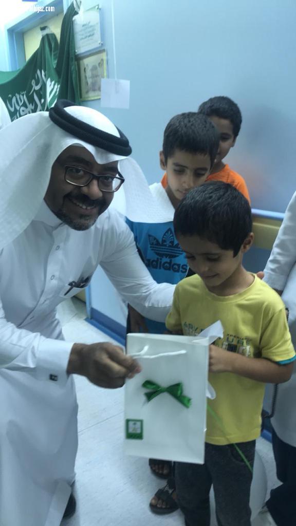 مستشفى النساء و الولادة والاطفال بالمدينة تحتفل اليوم باليوم الوطني 88 للمملكة ،