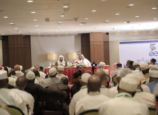 إمام وخطيب المسجد النبوي يلتقي ضيوف برنامج خادم الحرمين الشريفين للحج 