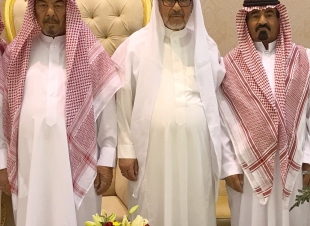 الشيخ محيسن الخالدي يحتفل بزواج أبن أخيه حاكم بالرياض.                 