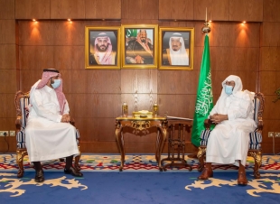 وزير الشؤون الإسلامية يستقبل السفير السعودي المعين لدى المالديف