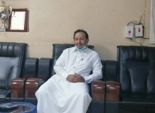 رئيس النادي في زيارة لرئيس فريق الكواكب الرفاعي 
